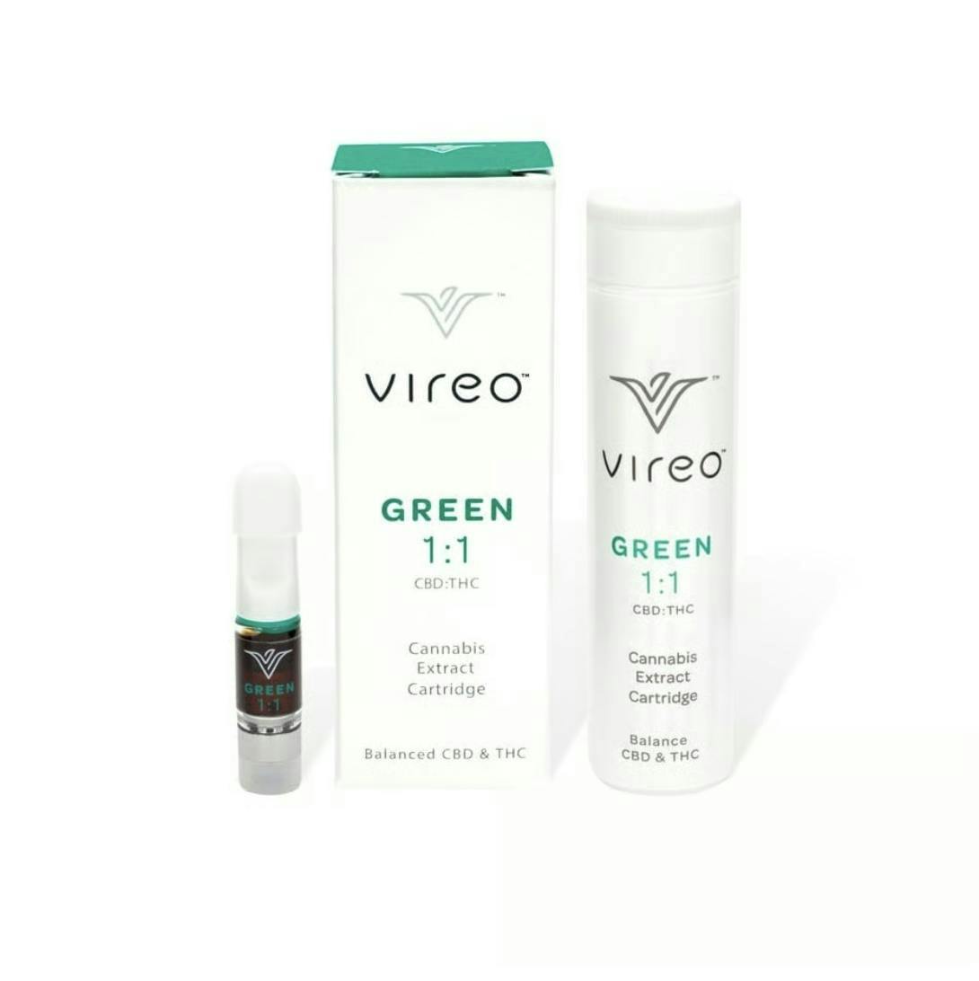 Vireo - Green | 1:1 THC:CBD Cartridge | 1g - 1