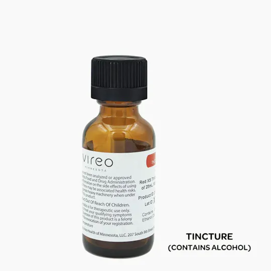 Vireo - Red Extra Strength | 19:1 Tincture | 1250mg THC | 25ml - 1