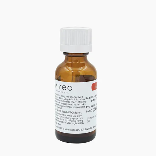 Vireo - Red | 19:1 Oral Solution | THC:CBD 625mg:33mg | 25ml - 1