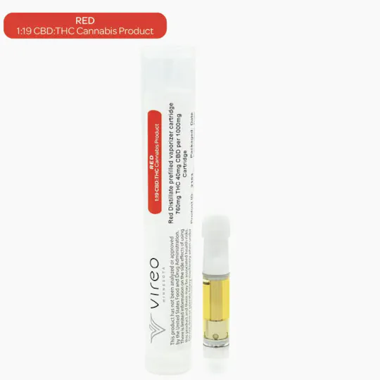 Vireo - Red | 19:1 THC:CBD Cartridge | 1g - 1