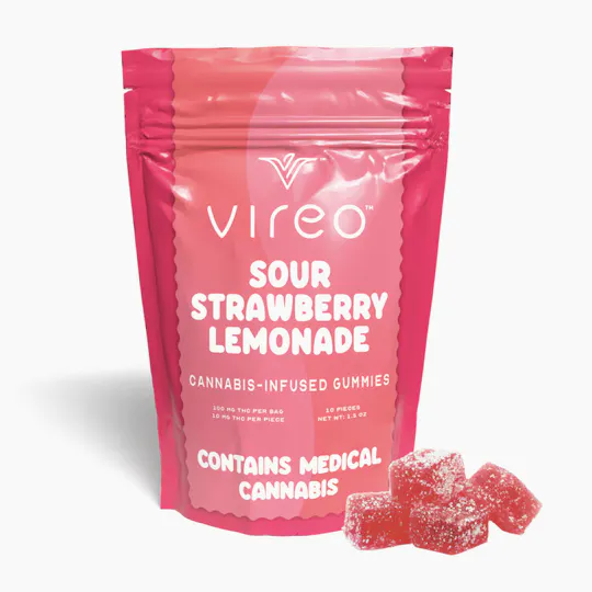 Vireo - Vireo | Sour Strawberry Lemonade | 10mg Gummies | 10pk - 1