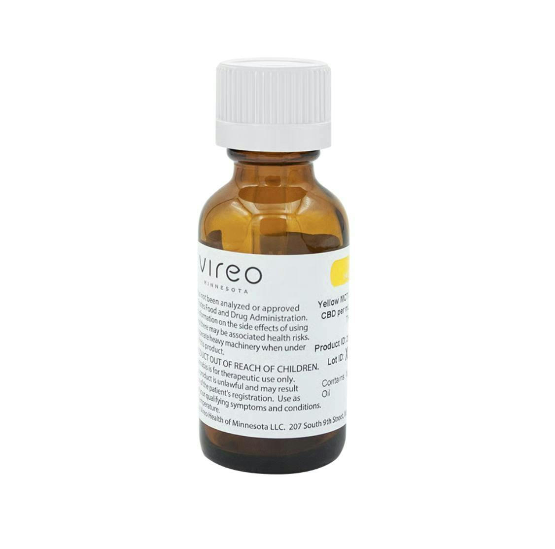 Vireo - Yellow | 4:1 Oral Solution | THC:CBD 500mg:125mg | 25ml - 1