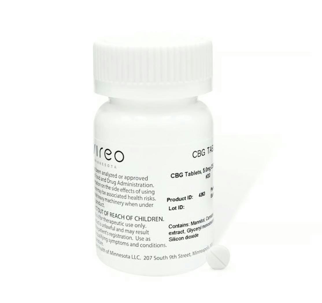 Vireo - CBG | Tablets | 150mg CBG | 30ct | 5mg/ea - 1
