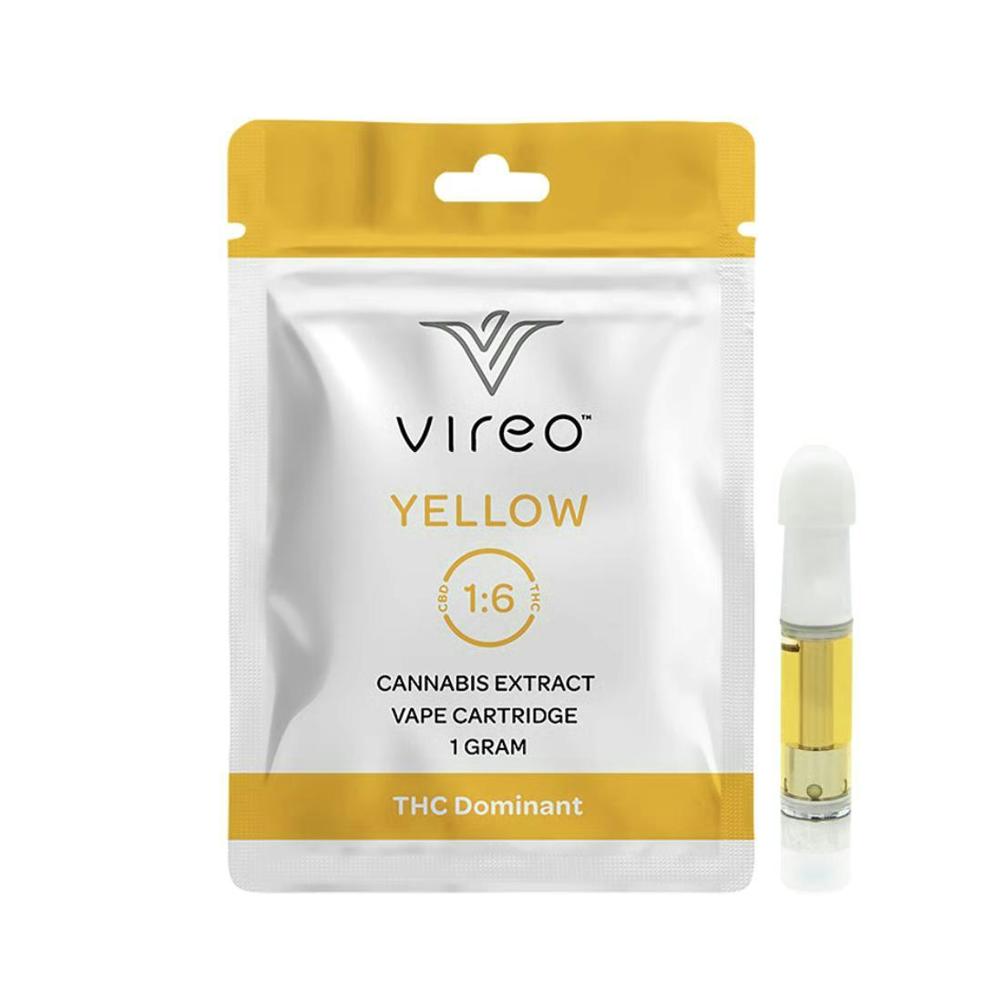 Vireo - Yellow | 6:1 THC:CBD Cartridge | 1g - 1