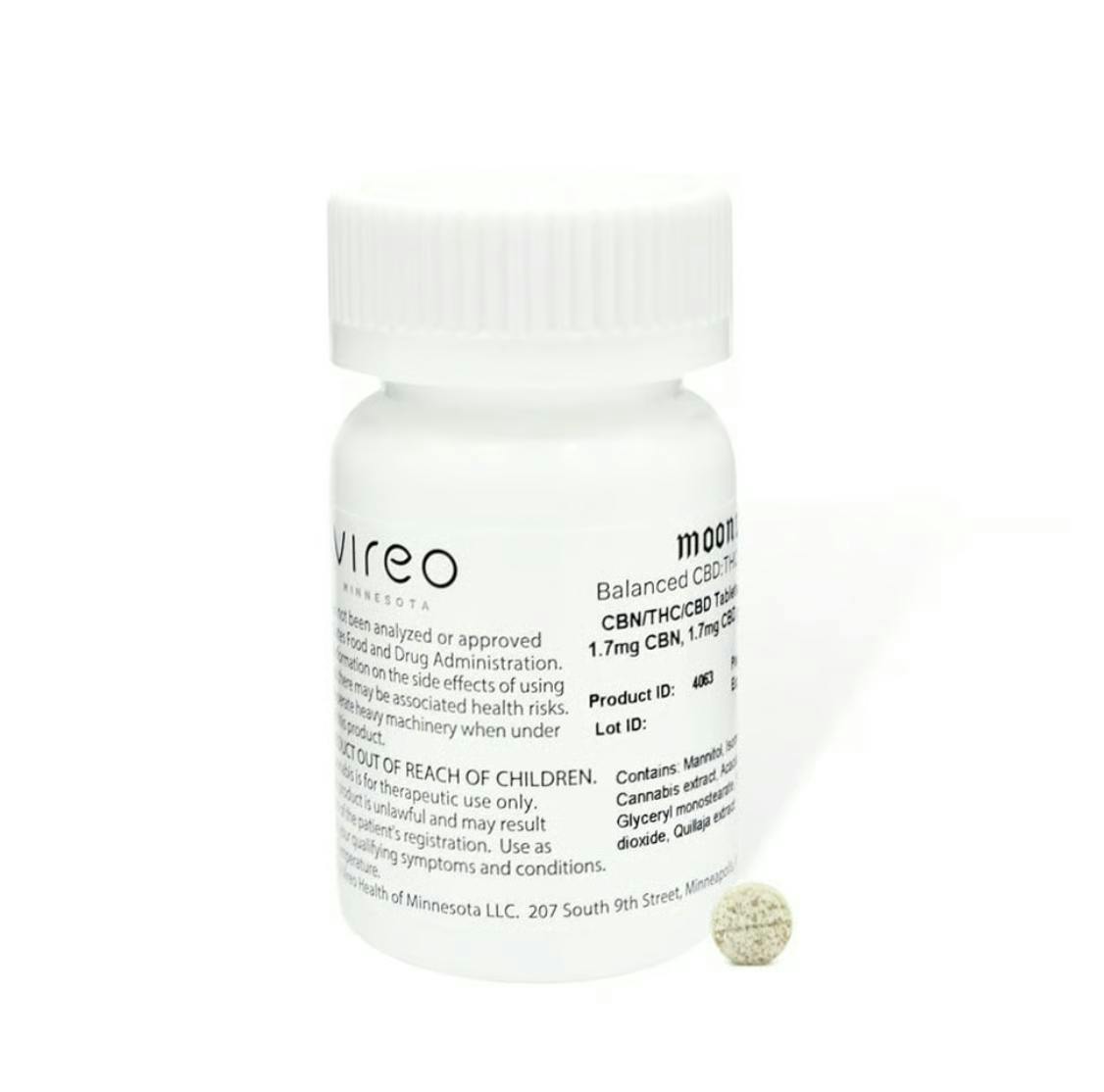 Vireo - Moonlight | Tablets | THC:CBD:CBN 51mg:51mg:51mg | 30ct | 1.7:1.7:1.7mg ea - 1
