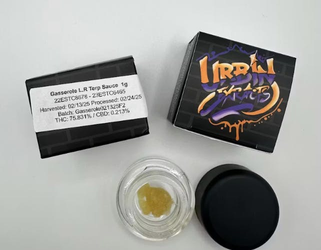 Urbin Extracts - Urbin Extracts - Gasserole Live Resin Terp Sauce Concentrate 1g - 1