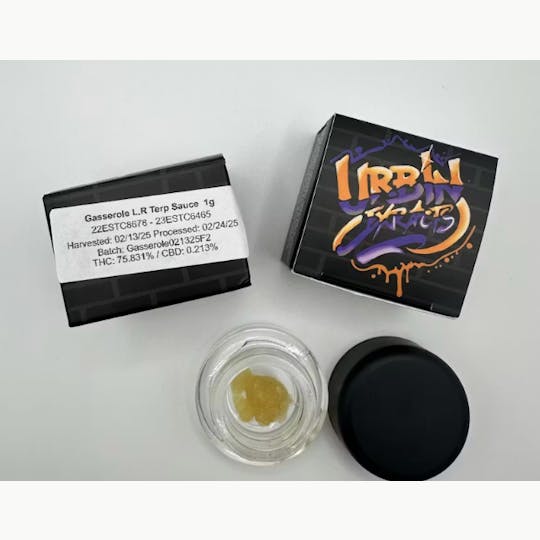 Urbin Extracts - Urbin Extracts - Gasserole Live Resin Terp Sauce Concentrate 1g - 1