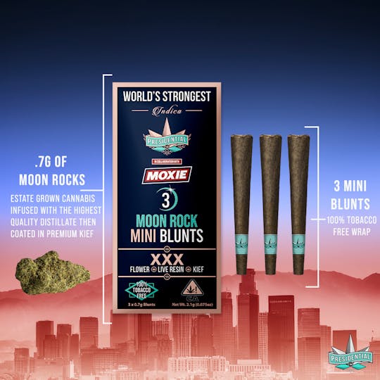 Presidential - Pee-Wee Moon Rock Mini Blunts - XXX | 2.1g - 1