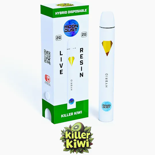 MOON DUST - Moon Dust | Killer Kiwi | Live Resin Disposable | 2g - 1
