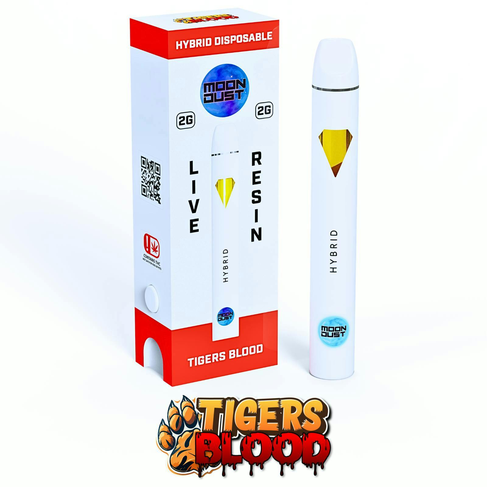 MOON DUST - Moon Dust | Tigers Blood | Live Resin Disposable | 2g - 1