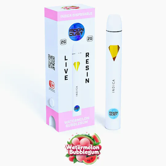 MOON DUST - Moon Dust | Watermelon Bubblegum | Live Resin Disposable | 2g - 1