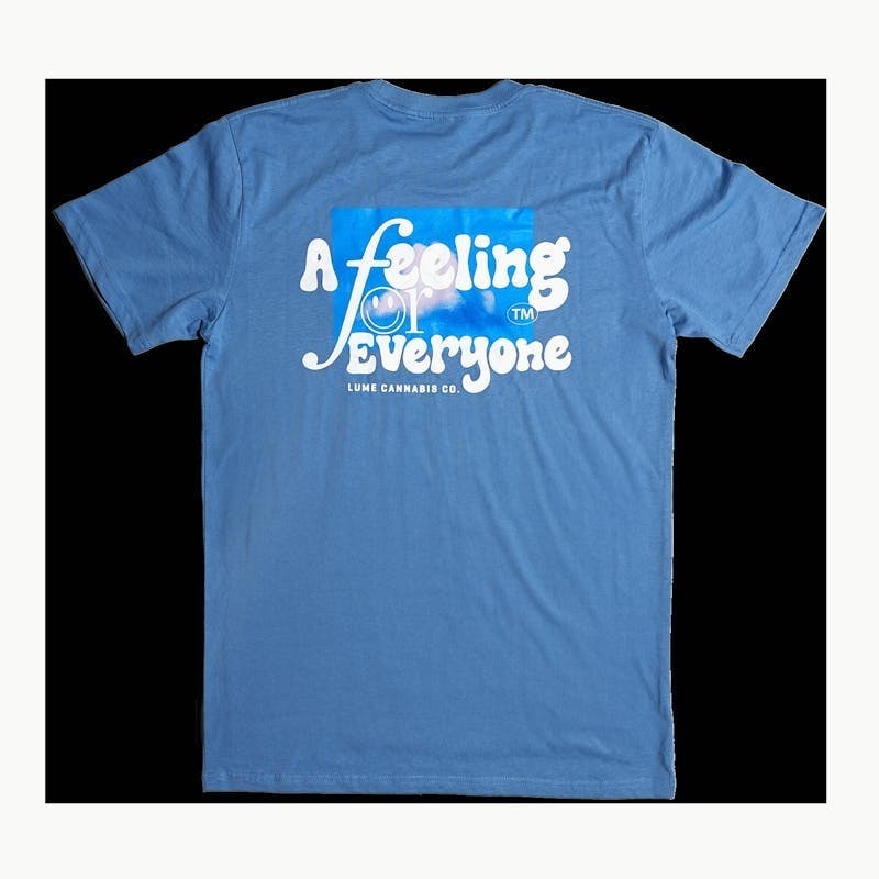 Lume Cannabis Co. - T-Shirt – A Feeling for Everyone – Blue – S - 1