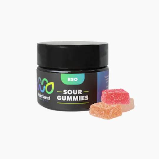 Main Street Health - Main Street Health - Cherry RSO Gummies 20:1 CBD/THC - 100mg/5mg - 1