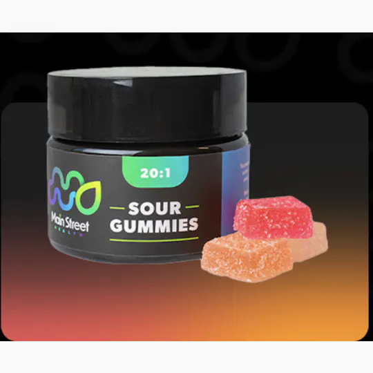 Main Street Health - Main Street Health - Apple/Cinnamon RSO Gummies 20:1 CBD/THC - 1