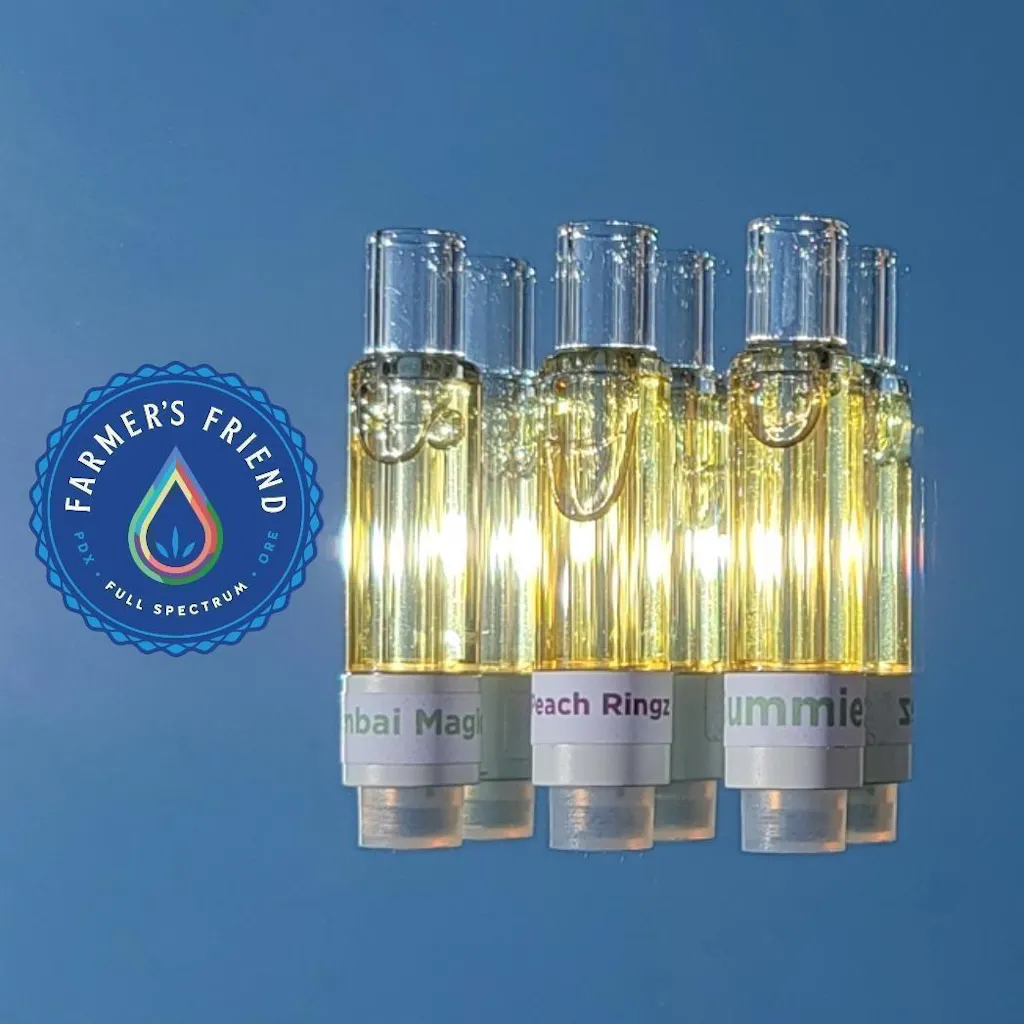 Frosted Runtz Glass Cartridge - Frosted Runtz 1g - Farmer's Friend Extracts