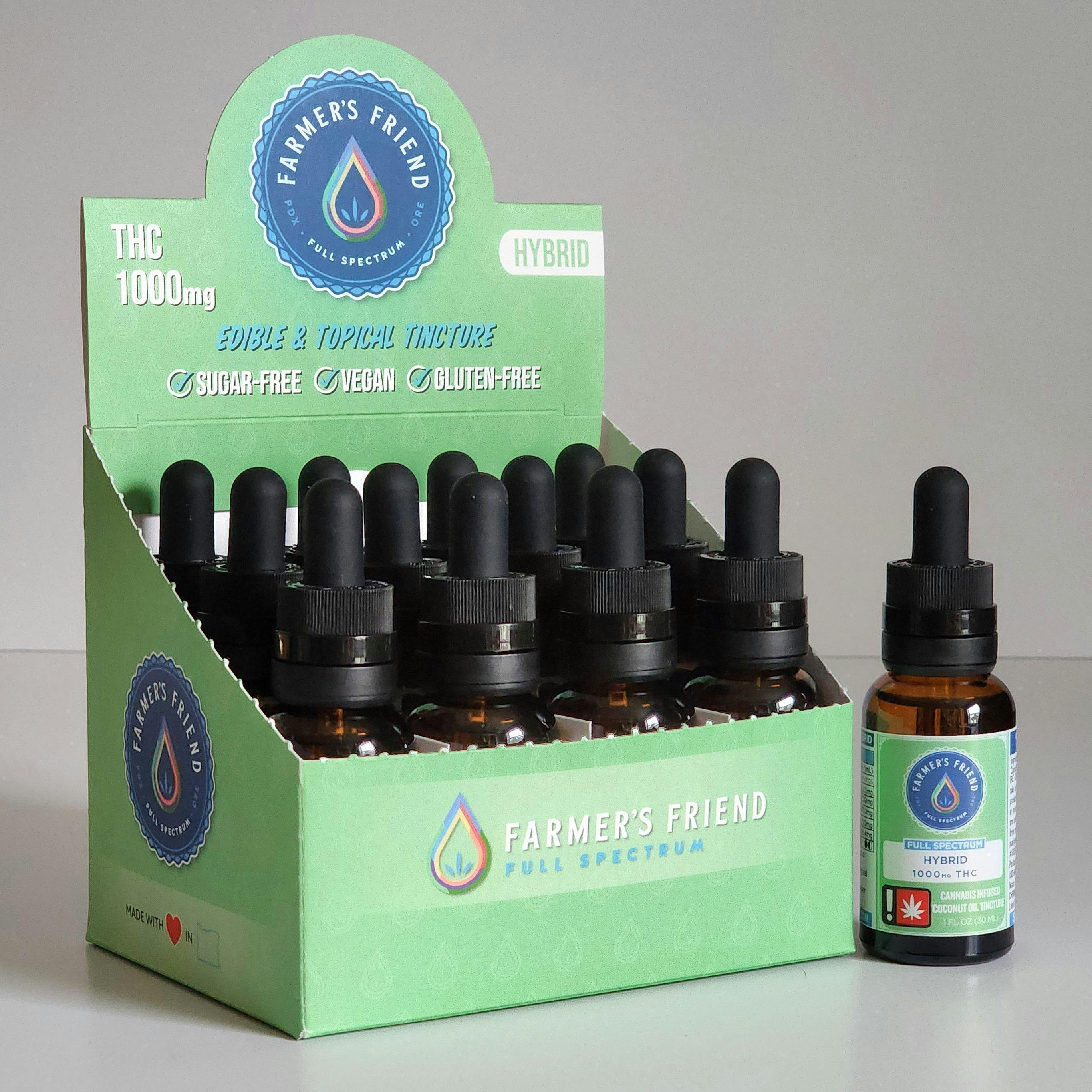 Farmer's Friend Extracts - Permanent Rainbow - THC Tincture 1000mg | 1oz - 1