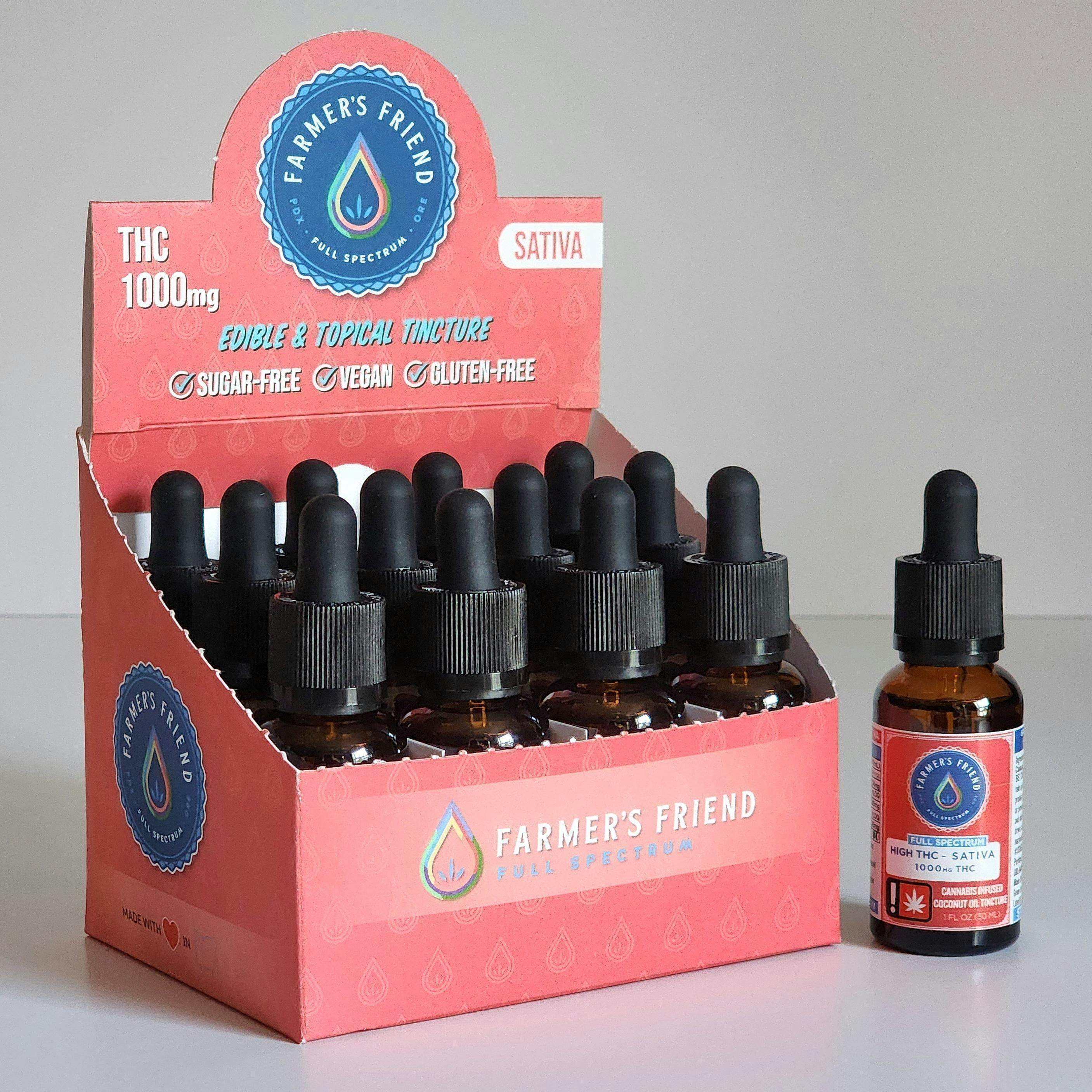 Farmer's Friend Extracts - PNW Lime - THC Tincture 1000mg | 1oz - 1