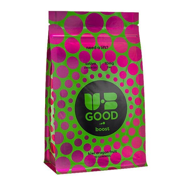 UB GOOD - UB Good | Kiwi Dragon Fruit | Boost Gummies | 10ct - 1