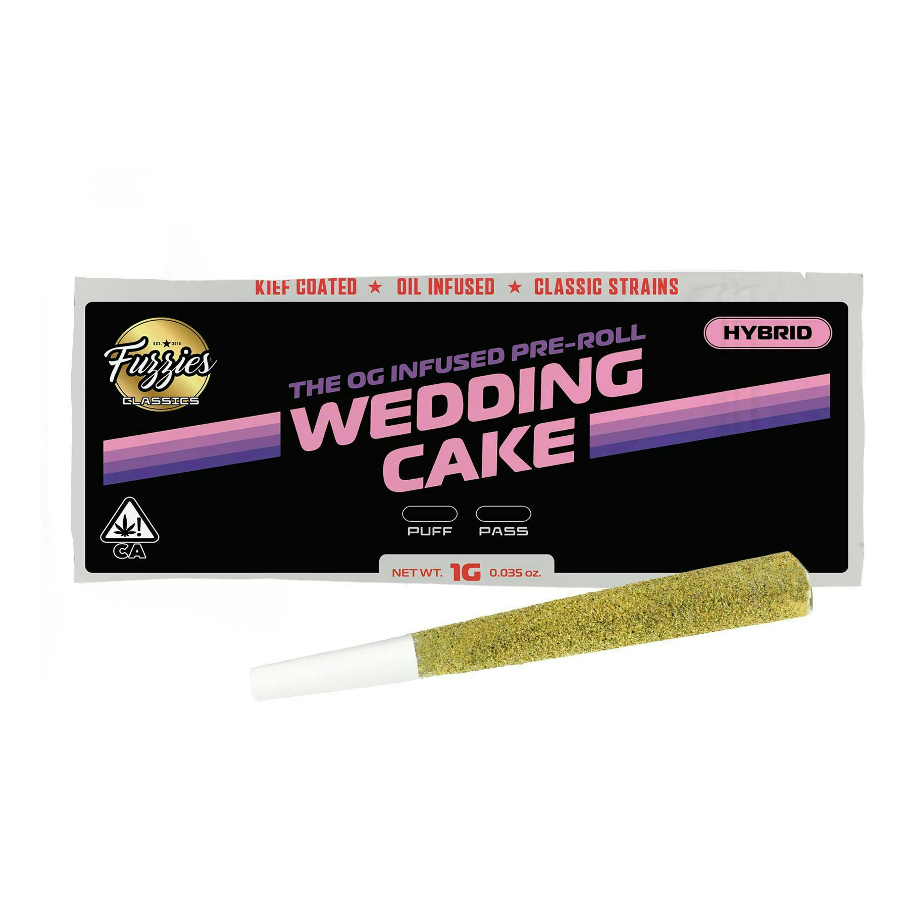 Fuzzies - Fuzzies | Classics | Wedding Cake | Infused Joint | 1g - 1