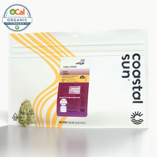 Coastal Sun - Ruby Violet Sungrown Flower 28g - 1