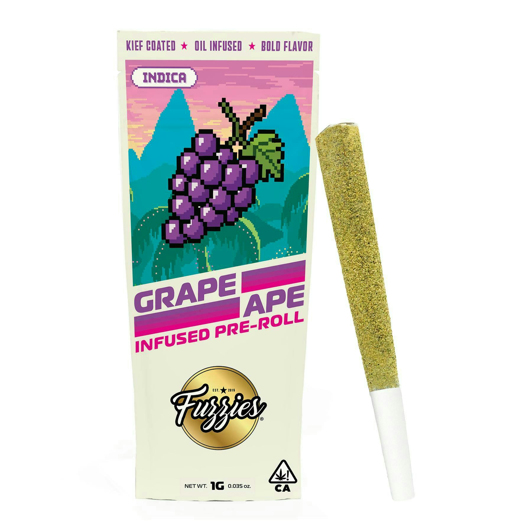 Fuzzies - Fuzzies | Originals | Grape Ape | Infused Joint | 1g - 1