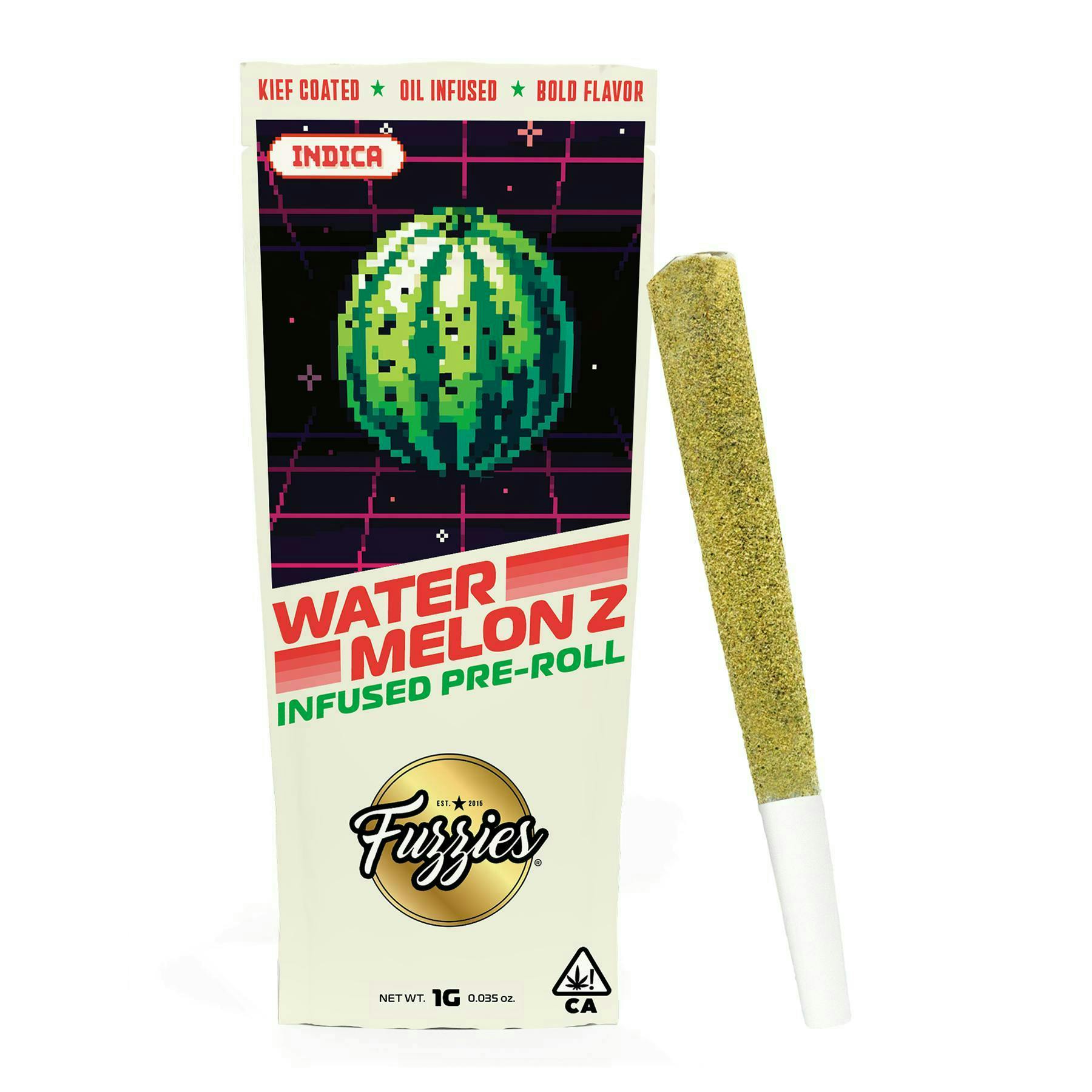 Fuzzies - Fuzzies | Originals | Watermelon Zkittlez | Infused Joint | 1g - 1