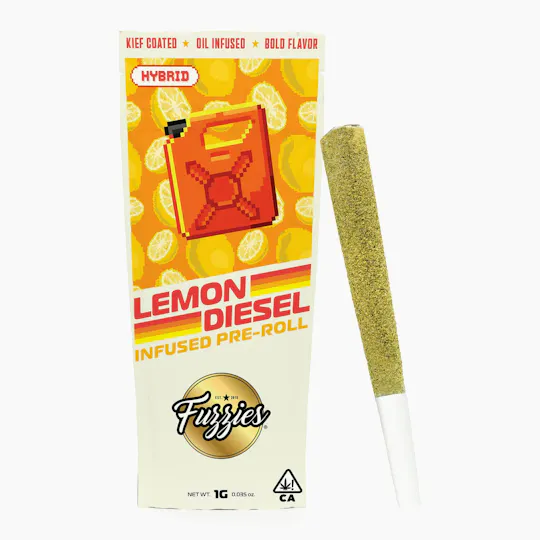 Fuzzies - Fuzzies | Originals | Lemon Diesel | Infused Joint | 1g - 1