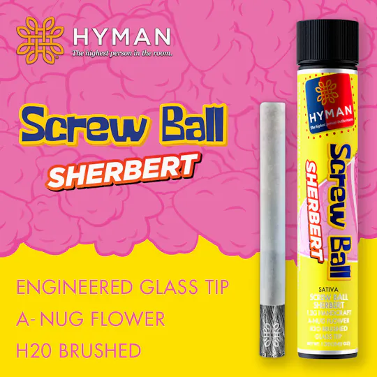 HYMAN - ScrewBall Sherbert | 1.2 G Handcraft | HYMAN | REC - 1