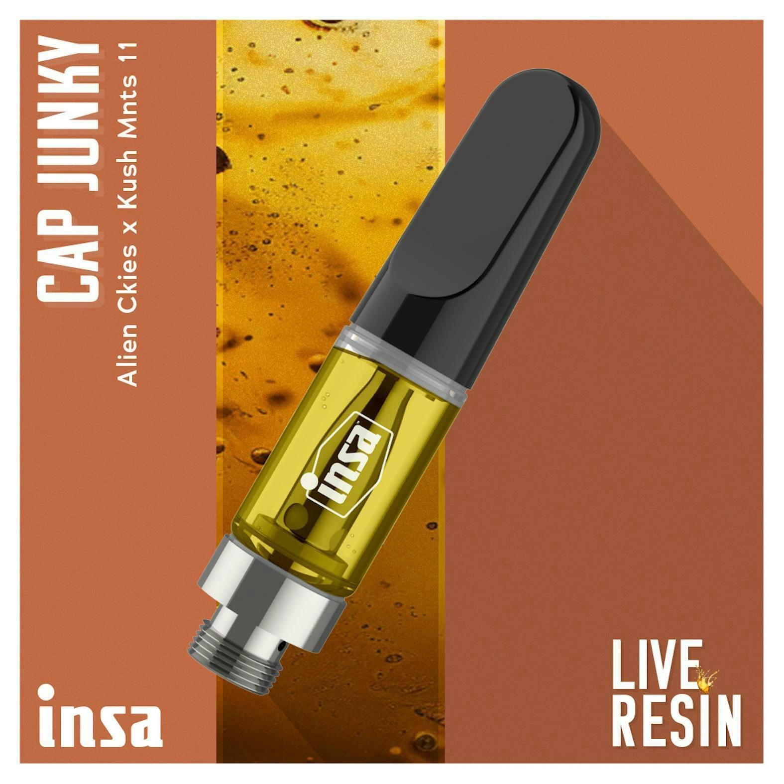 INSA - INSA - Cap Junky - 1g Live Resin Cart - 1