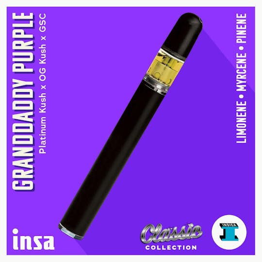 INSA - INSA - Grandaddy Purple - 0.35g Disposable Pen - 1