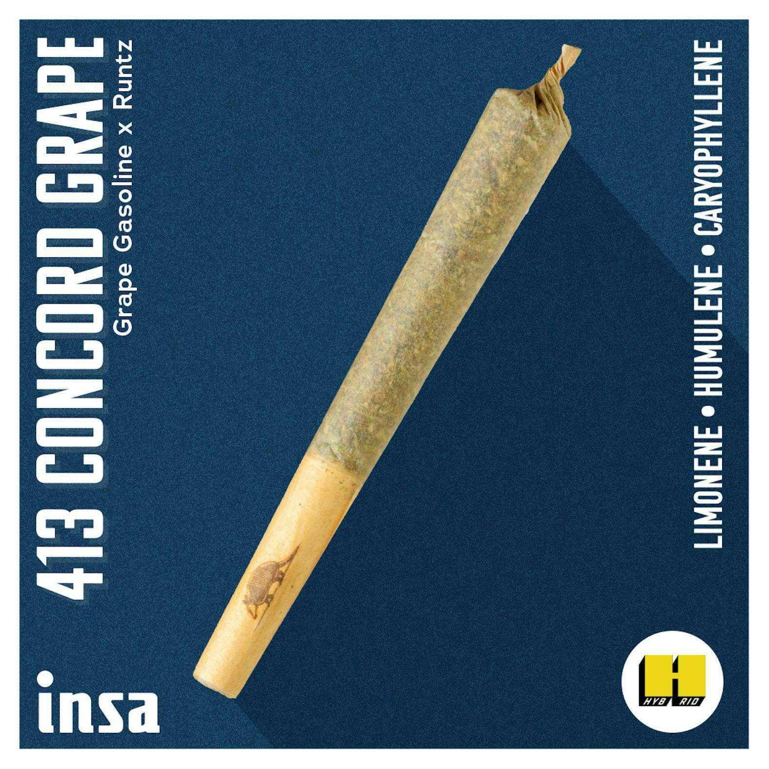 INSA - INSA - 413 Concord Grape - 1g Pre-roll - 1