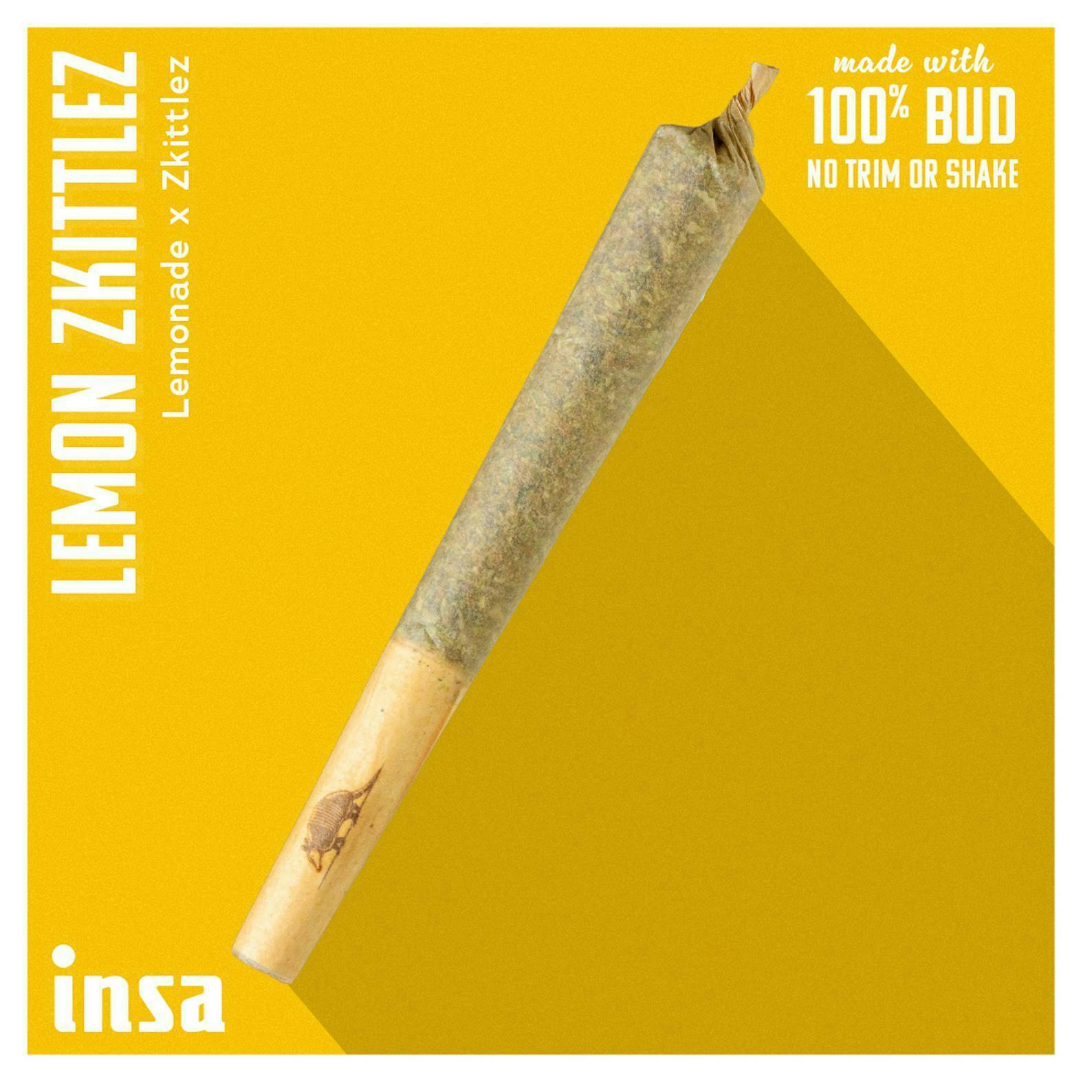 INSA - INSA - Lemon Zkittlez - 1g Pre-roll - 1