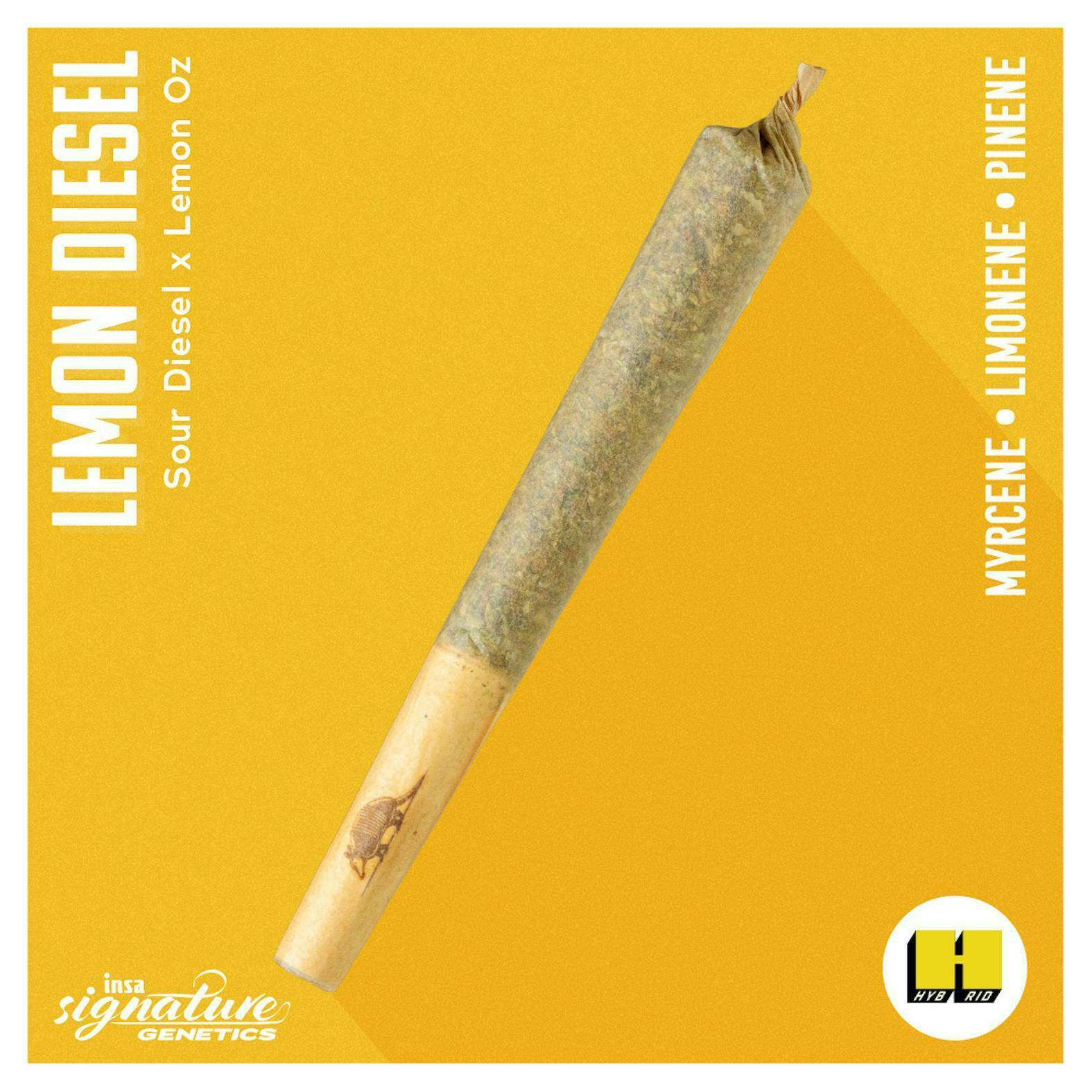 INSA - INSA - Lemon Diesel - 0.5g Pre-roll - 1