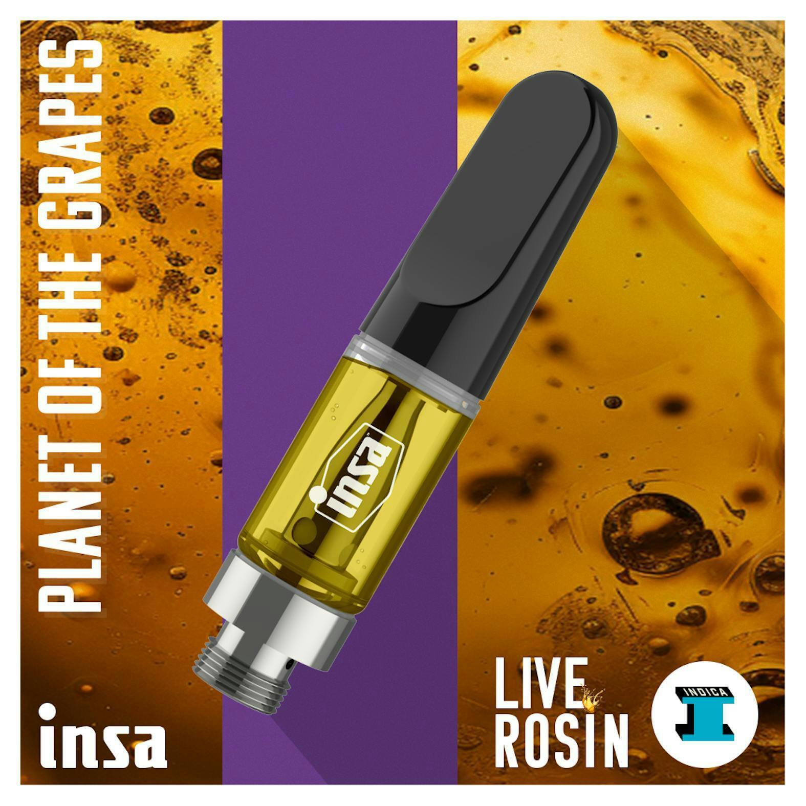 INSA - INSA - Planet of the Grapes - 0.5g Live Rosin Cartridge - 1