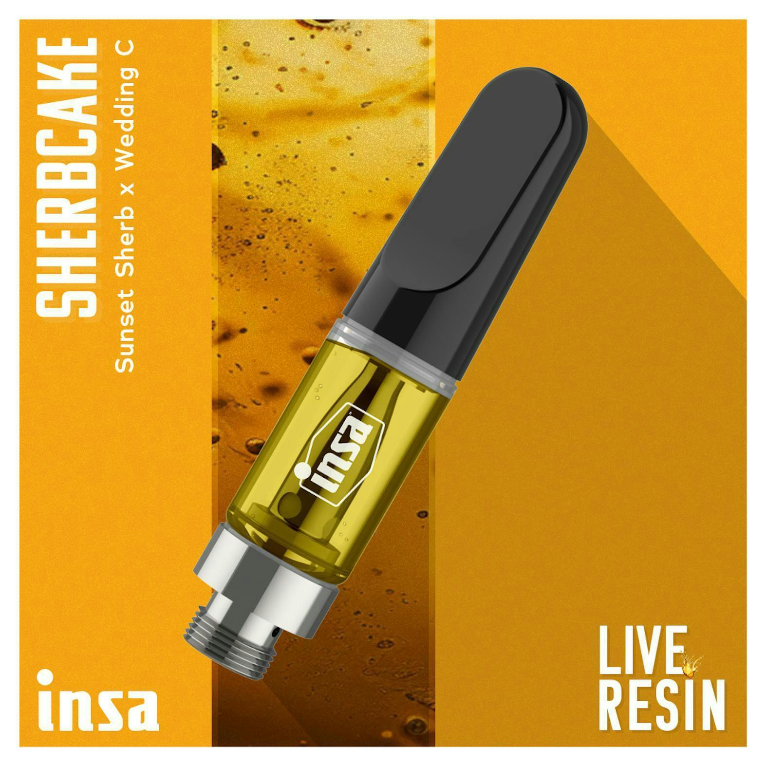 INSA - INSA - Sherb Cake - 1g Live Resin Cartridge - 1