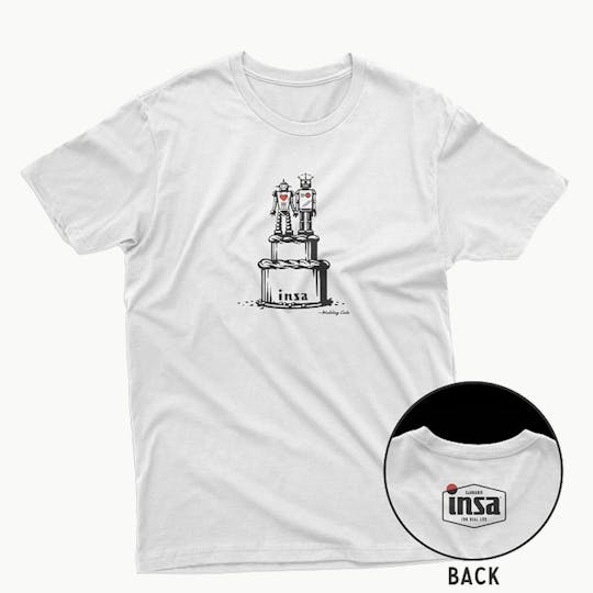 INSA - INSA - White Wedding Cake T-Shirt - SM - 1