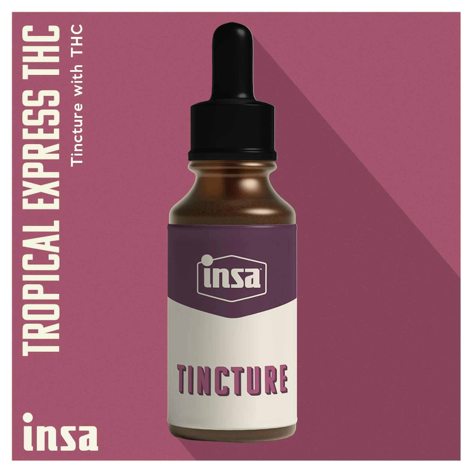 INSA - INSA - Tropical Express THC Tincture - 300mg - 1