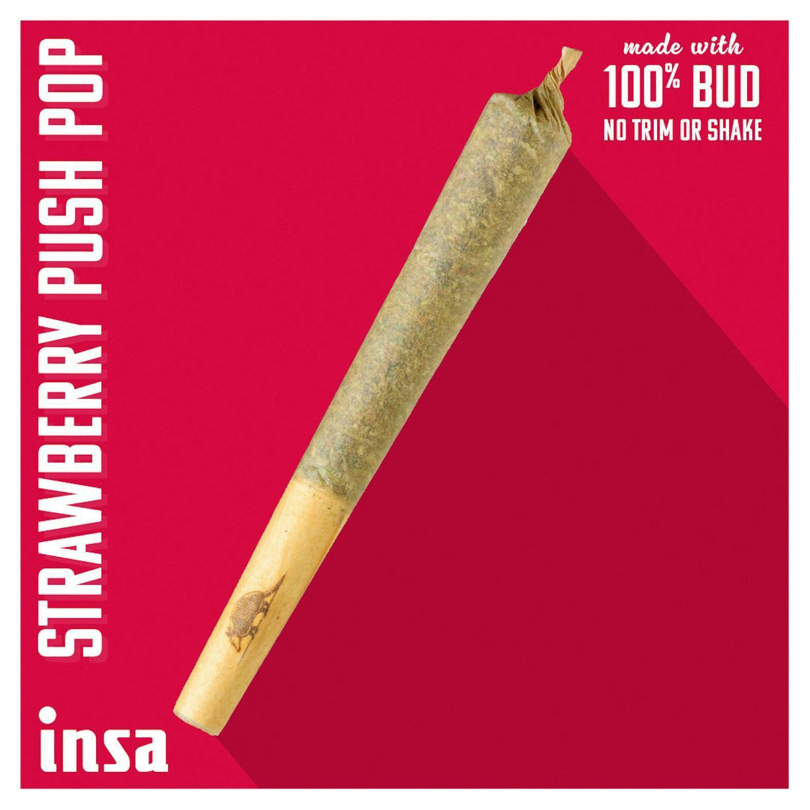 INSA - INSA - Strawberry Push Pop - 1g Pre-roll - 1