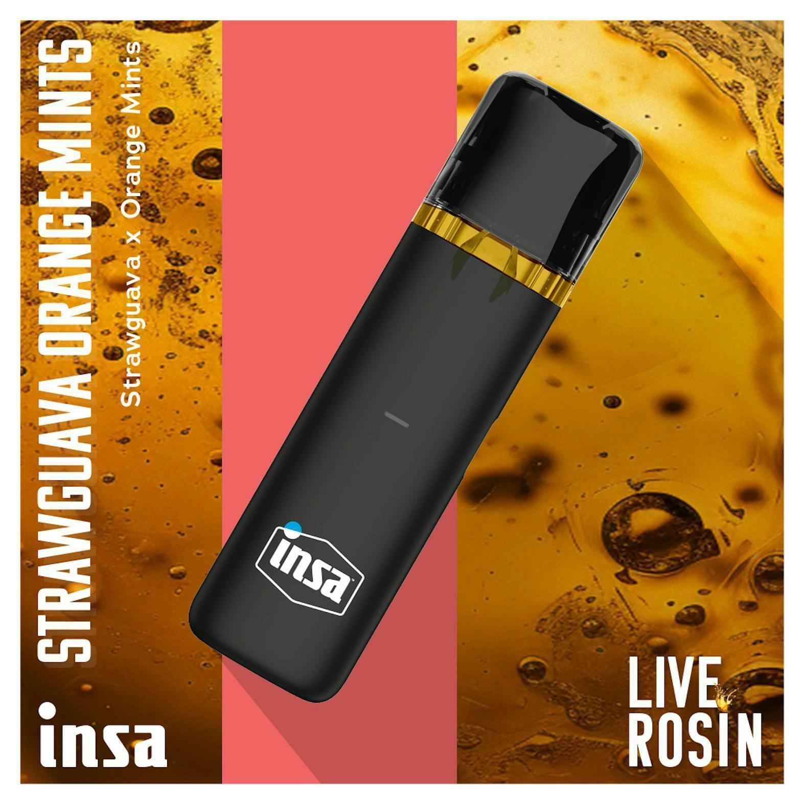 INSA - INSA - Strawguava x Orange Mints - 0.5g Live Rosin Atlas Disposable - 1