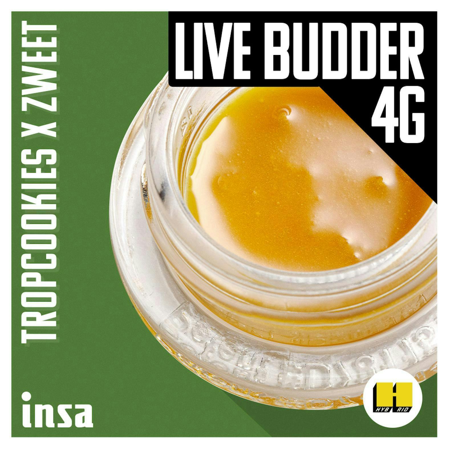 INSA - INSA - Tropcookies x Zweet - 4g Live Budder Baller Jar - 1