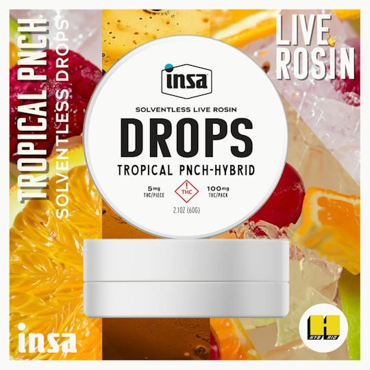 INSA - INSA - Tropical PNCH Live Rosin Drops - 100mg - 1