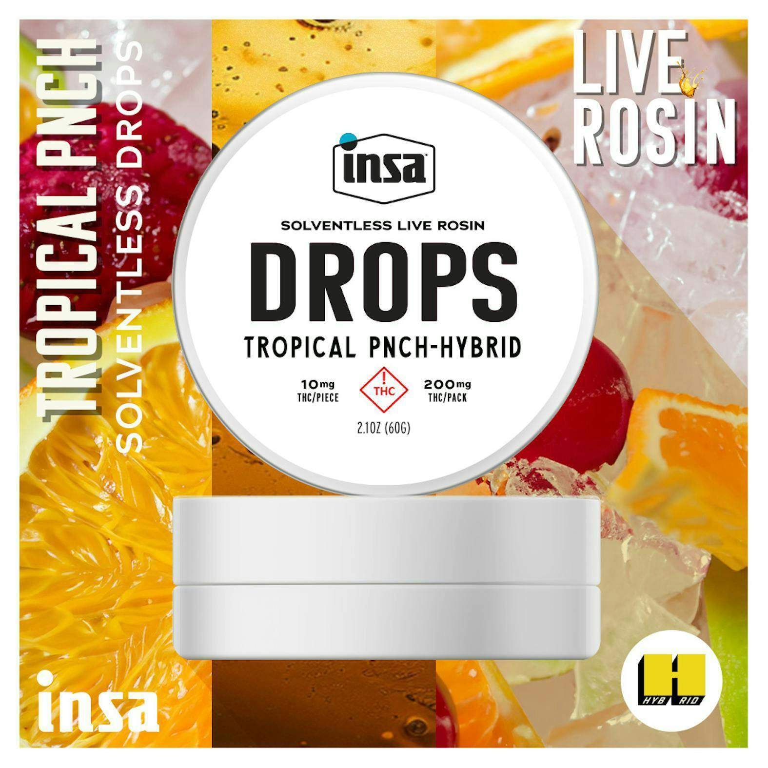 INSA - INSA - Tropical PNCH Live Rosin Drops - 200mg - 1