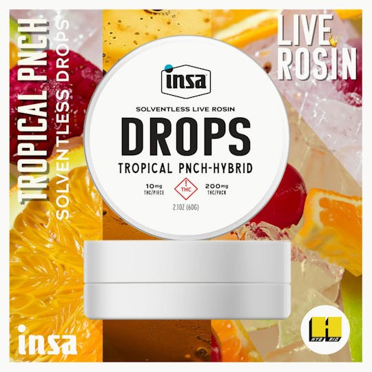 INSA - INSA - Tropical PNCH Live Rosin Drops - 200mg - 1