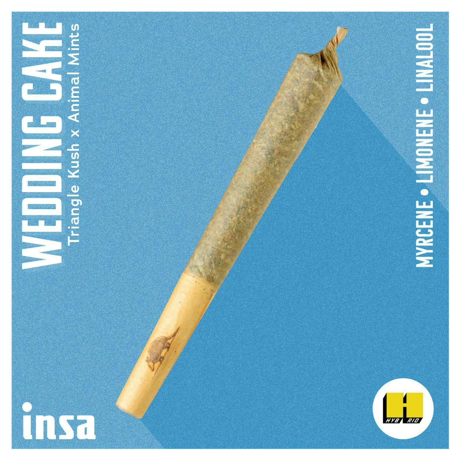 INSA - INSA - Wedding Cake - 1g Pre-roll - 1