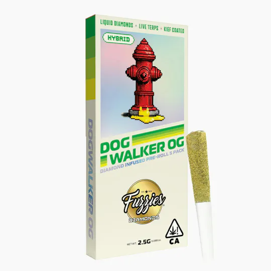 Fuzzies - Fuzzies | Diamonds | Dogwalker OG | Infused Joints | 0.5g each | 5pk - 1