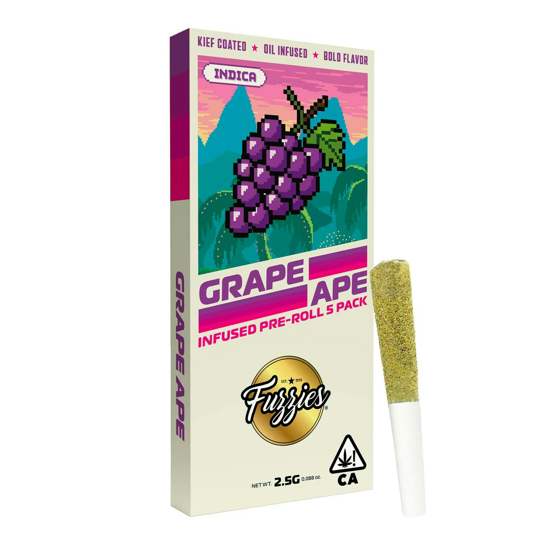 Fuzzies - Fuzzies | Originals | Grape Ape | Infused Joints | 0.5g each | 5pk - 1