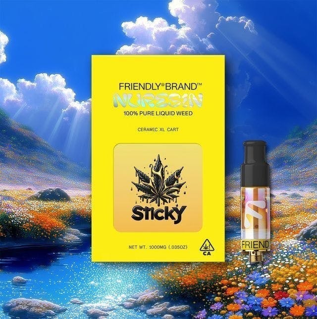 Friendly Brand - Friendly Brand x Sticky | Jack Herer | Live Nuresin Cartridge | 1g - 1