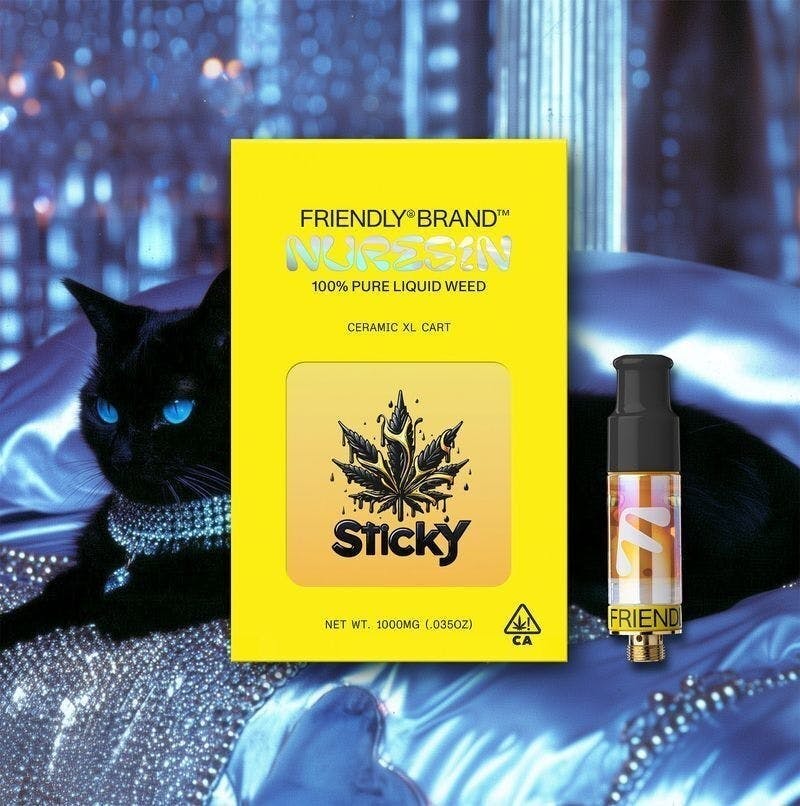 Friendly Brand - Friendly Brand x Sticky | Underboss | Live Nuresin Cartridge | 1g - 1