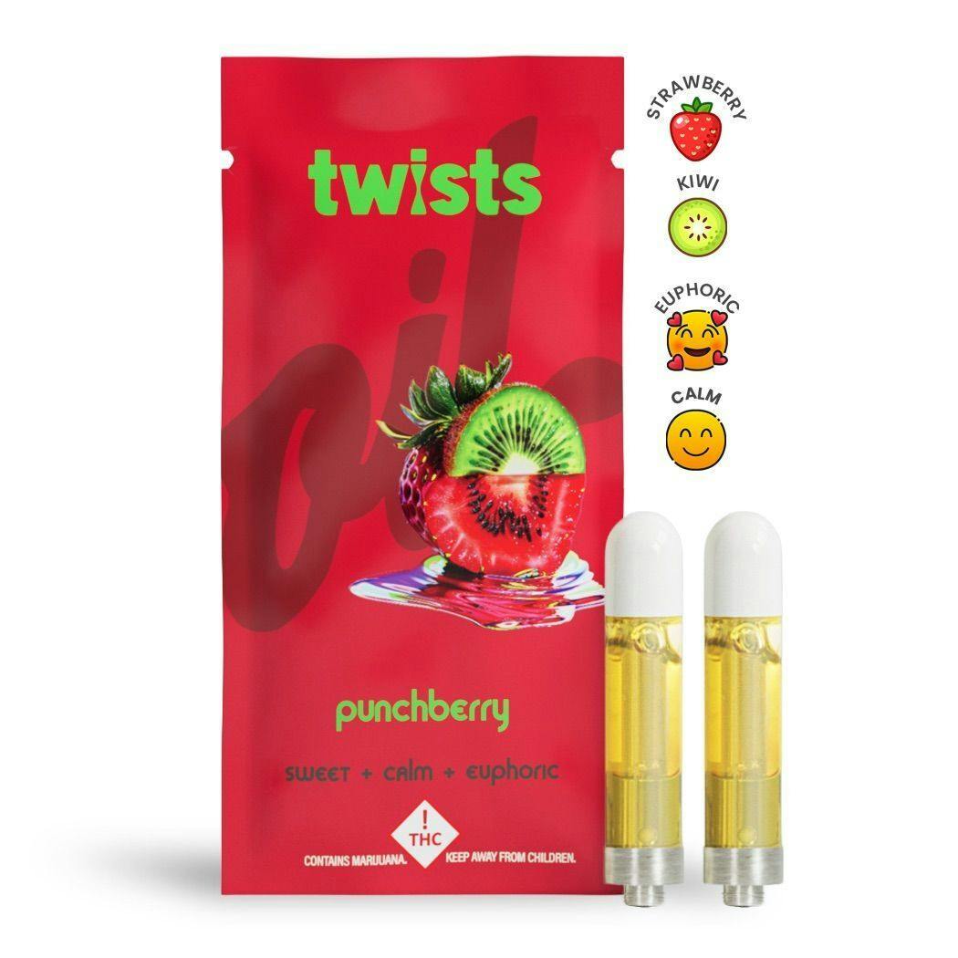 Craft Concentrates - Punchberry Flavor - "Twists" Cartridge 2-PACK (2000mg) - by Oil® - 1