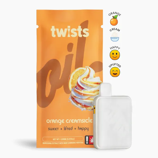 Craft Concentrates - Orange Creamsicle Flavor - "Twists" AIO 'Tugboat' (1g) - by Oil® - 1